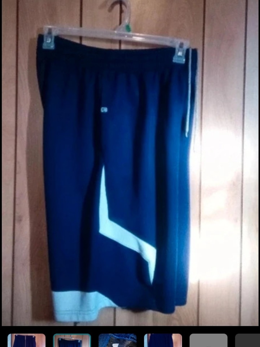 Under Armour Navy Blue Men's Jogger Pants with White Accent